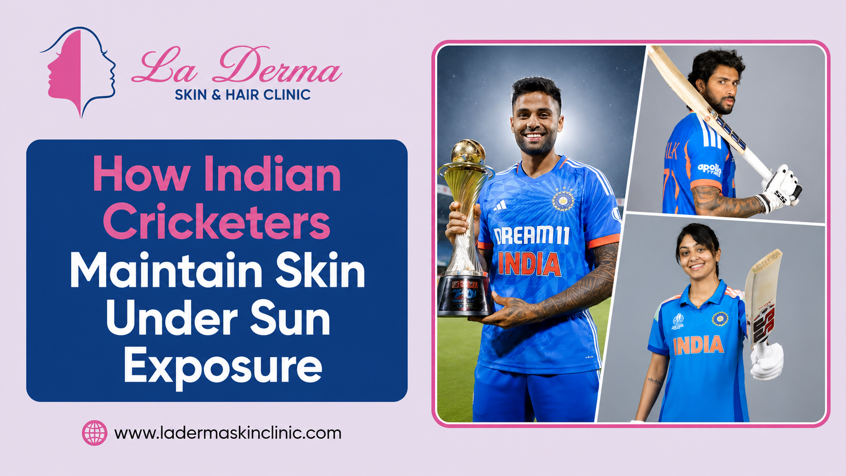 How Indian Cricketers Maintain Skin Under Sun Exposure